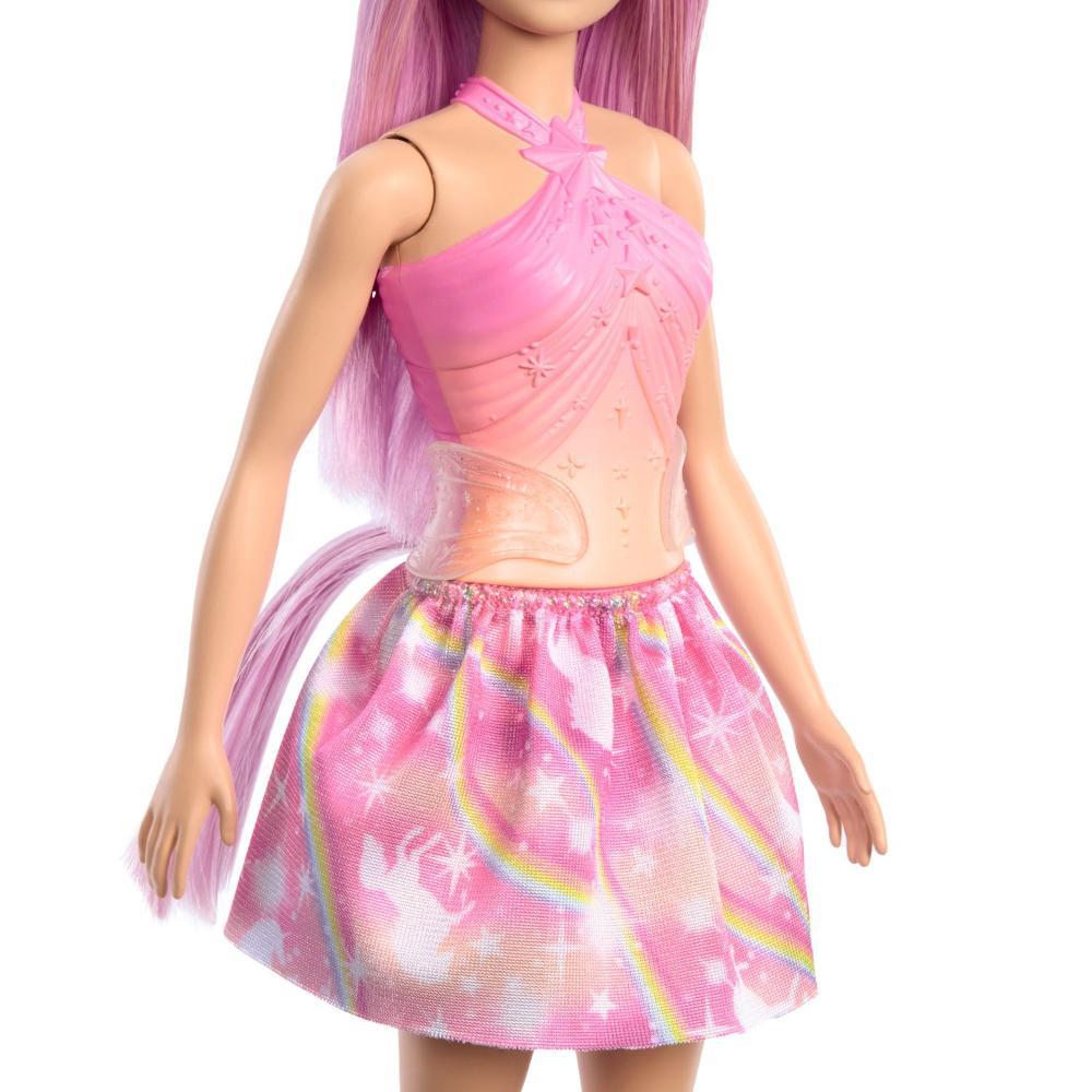 Barbie Fantasia Saia De Unicórnio De Sonho Rosa - Mattel - 10