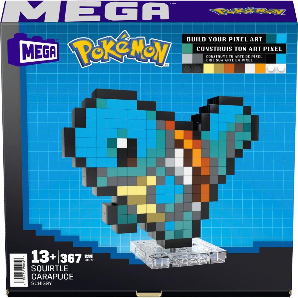 Pokémon Conjunto De Construção Mega Squirtle Pixel - Mattel - 6