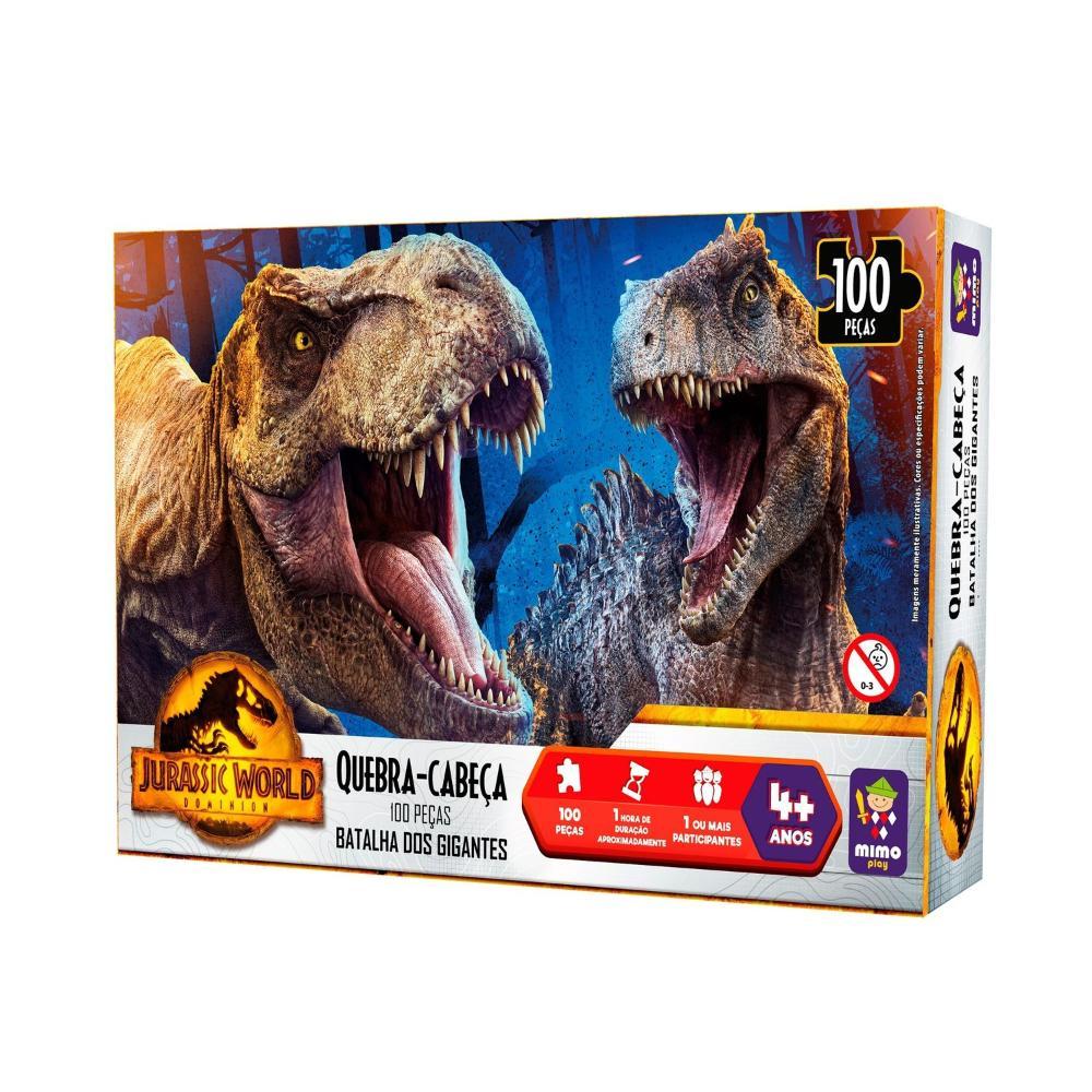 Quebra-Cabeça Jurassic World Batalha dos Gigantes 100 Peças - Mimo - 2