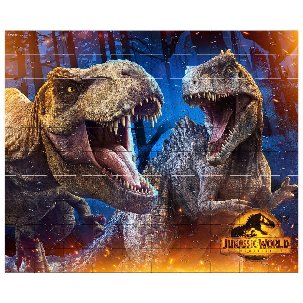 Quebra-Cabeça Jurassic World Batalha dos Gigantes 100 Peças - Mimo - 3