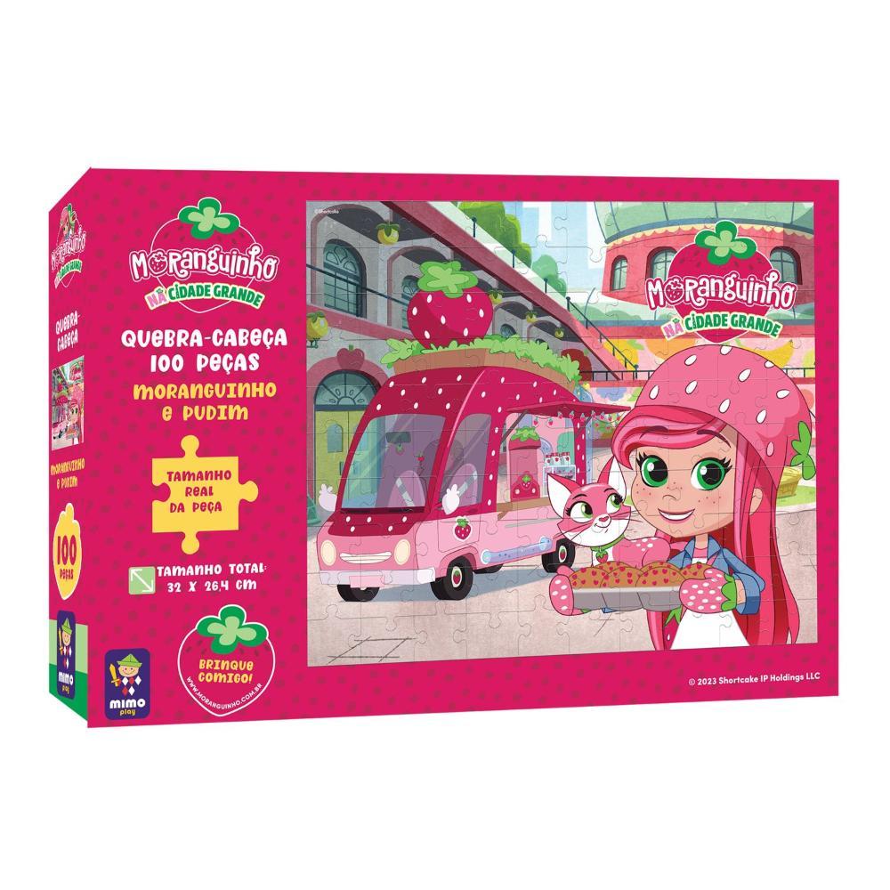 Quebra-Cabeça Moranguinho e Pudim 100 Peças - Mimo - 2