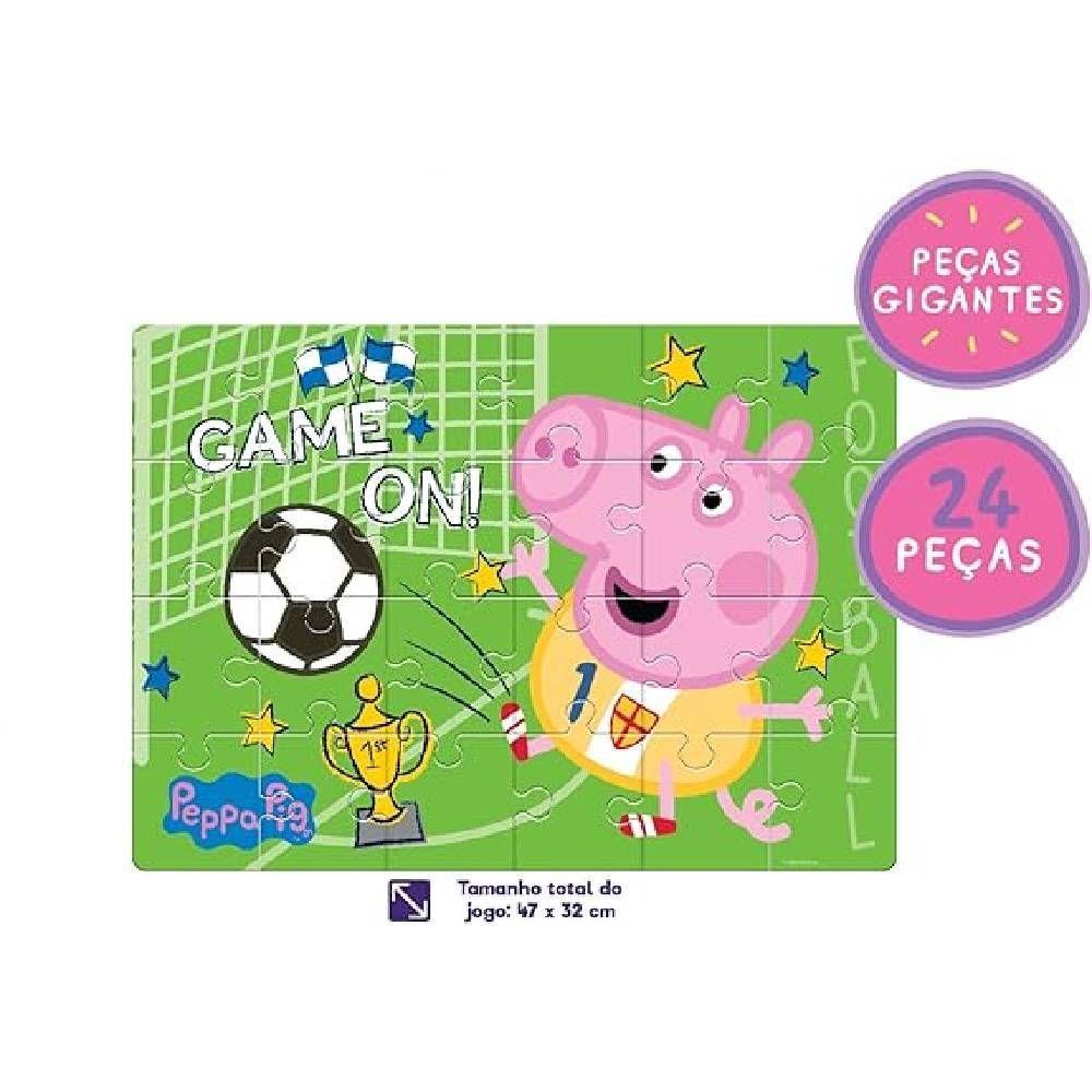 Quebra-Cabeça George Pig Futebol 24 Peças - Mimo - 5