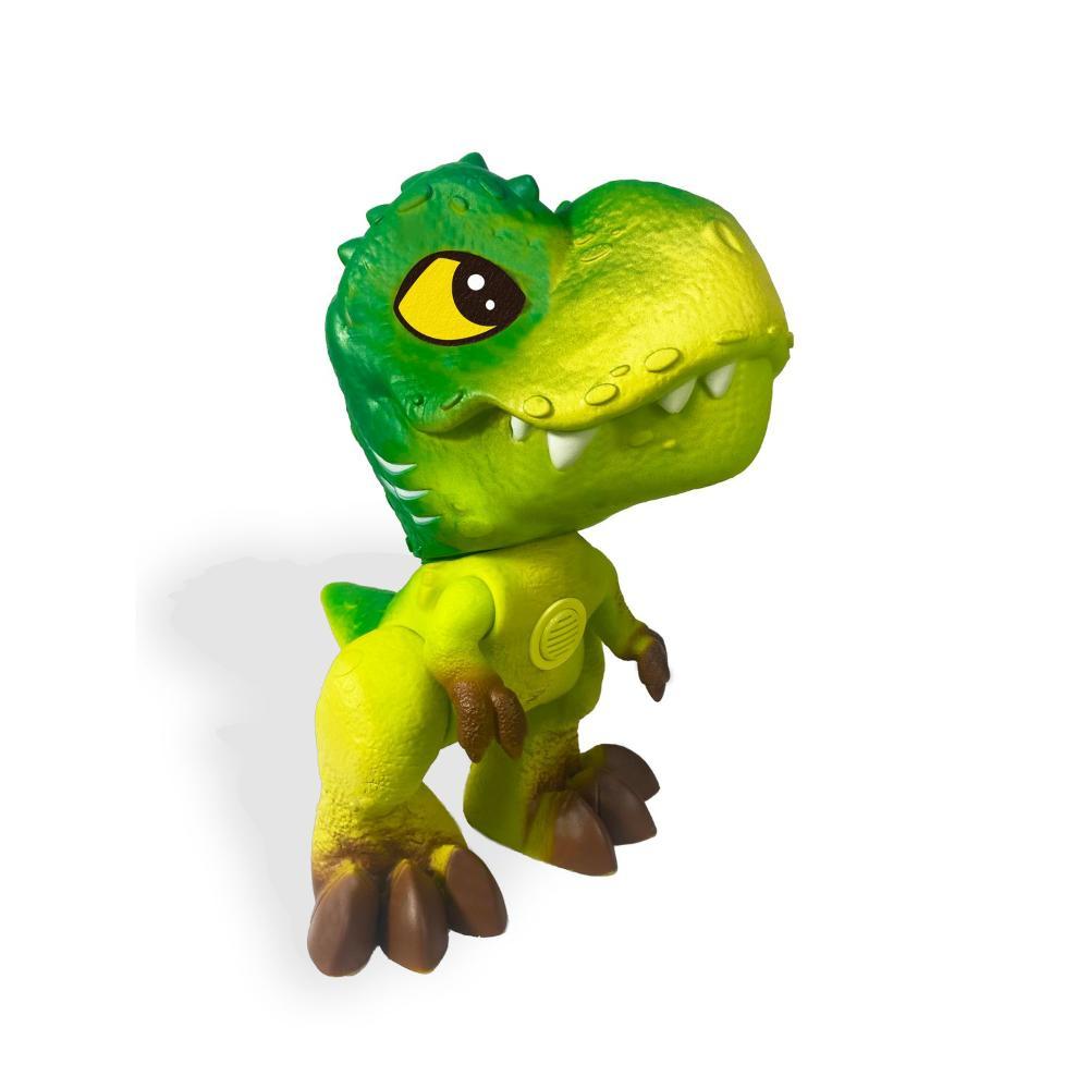 Jurassic World Dinossauro T Rex Verde com Som - Pupee - 1