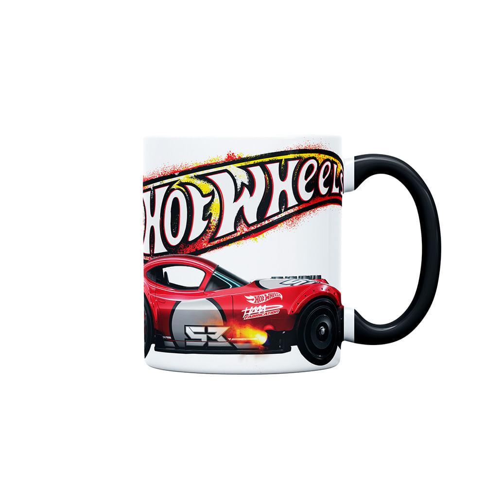 Caneca Hot Wheels Branca - Fun Divirta-se - 2