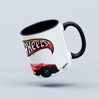 Caneca Hot Wheels Branca - Fun Divirta-se - 1