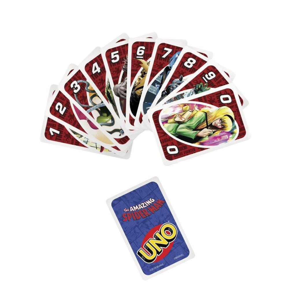 Jogo Uno Marvel Spider Man - Mattel - 2
