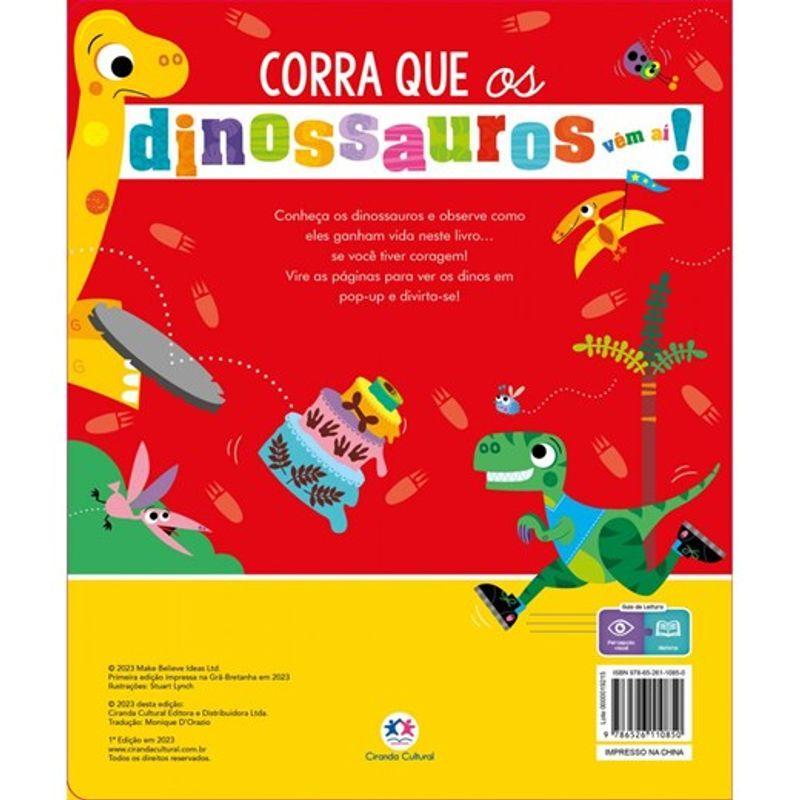 Pop Up Corra que os Dinossauros Vem Aí! - Ciranda Cultural - 2