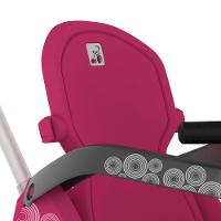 Velobaby Reclinável com Capota Passeio Rosa - Bandeirante - 6