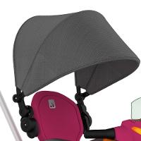 Velobaby Reclinável com Capota Passeio Rosa - Bandeirante - 7