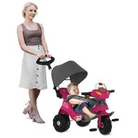 Velobaby Reclinável com Capota Passeio Rosa - Bandeirante - 9