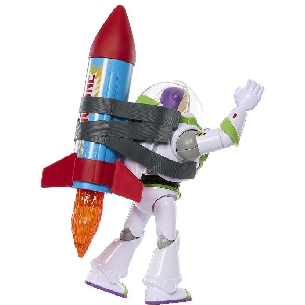 Disney Pixar Toy Story Buzz com Foguete - Mattel - 3