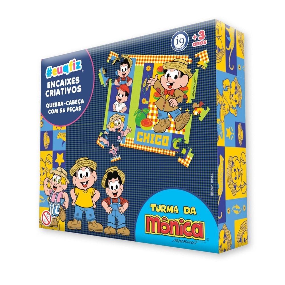 #EuQFiz Encaixes Criativos TM Chico Bento - I9 Brinquedos - 2