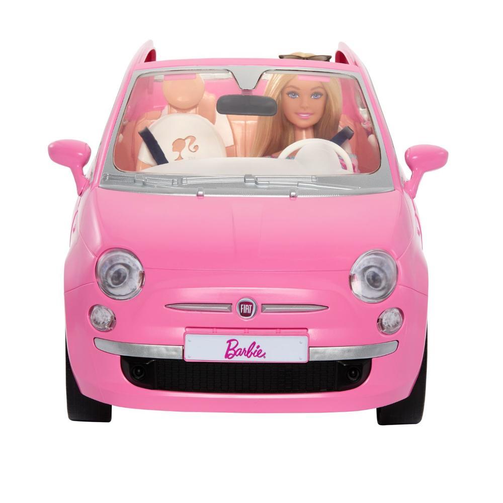 Barbie Veículo Para Boneca Fiat Rosa - Mattel - 2