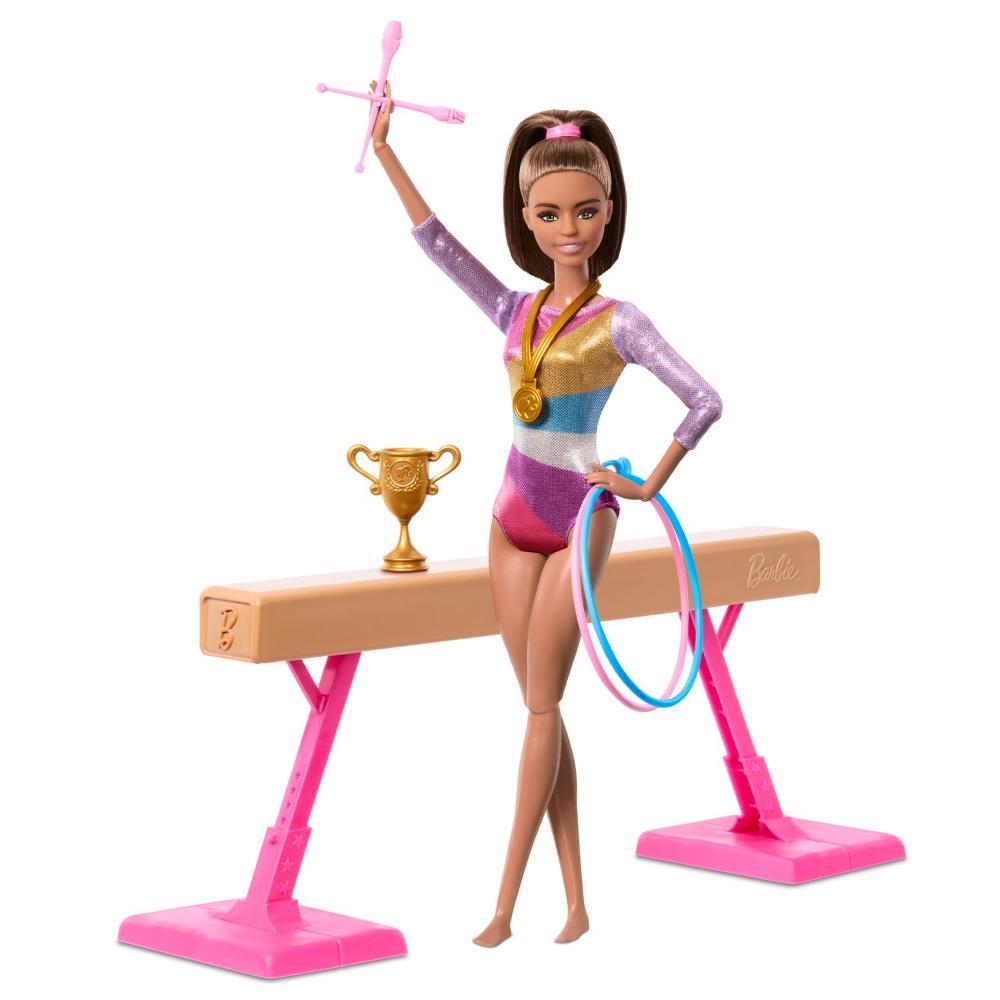 Barbie I Can Be Ginasta Morena - Mattel - 1