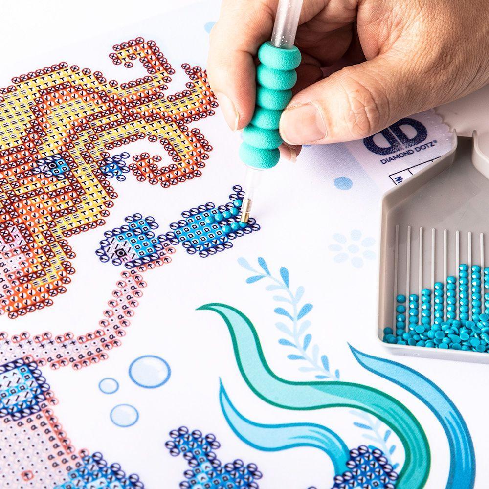 Diamond Dotz Sereia com 2.330 Dotz - Fun Divirta-se - 2