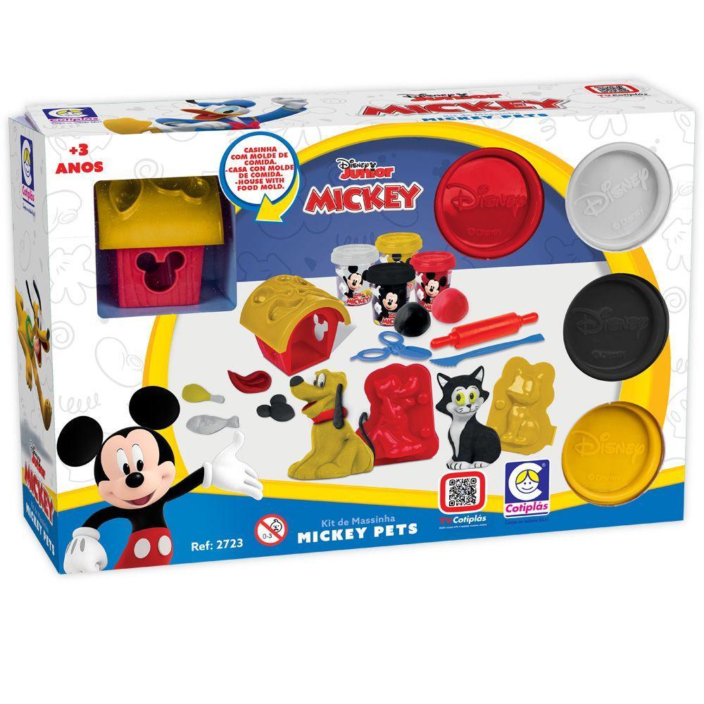 Kit Massinha Mickey Pets - Cotiplás - 1