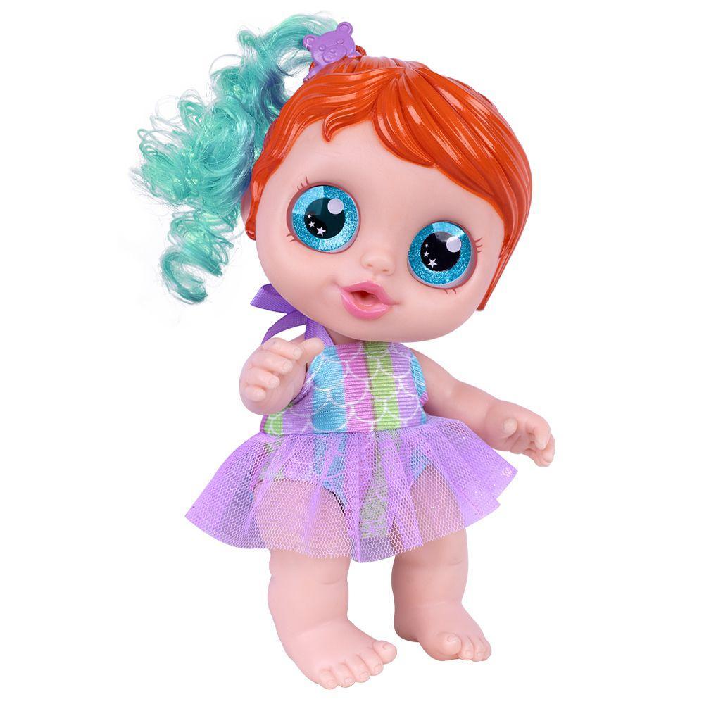 Mini Rainbow Surprise Faz Xixi Com Mechas Verde - Cotiplás - 2