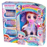 Mini Rainbow Surprise Faz Xixi Com Mechas Verde - Cotiplás - 1