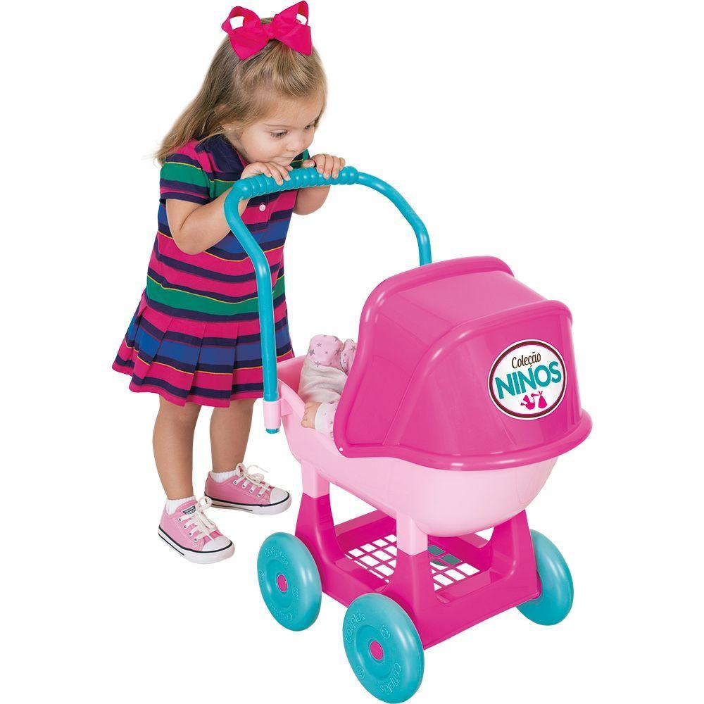 Carrinho de Bebê Coleção Ninos - Cotiplás - 2