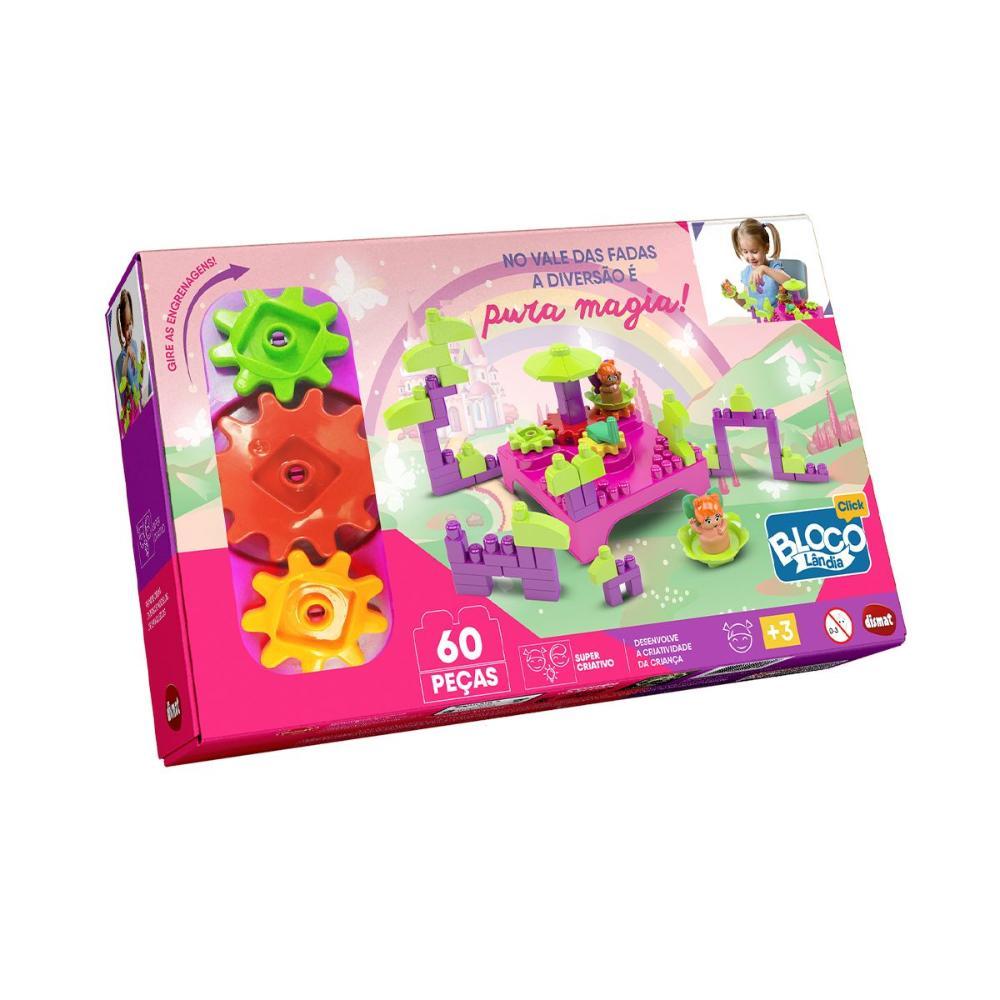 Parque Encantado Blocolândia Click 60 Peças - Dismat - 1