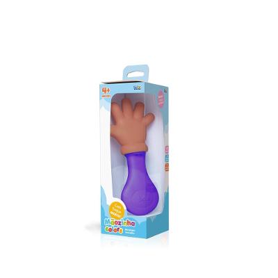 Mordedor e Chocalho Mãozinha Negra Azul Escuro - Toyster