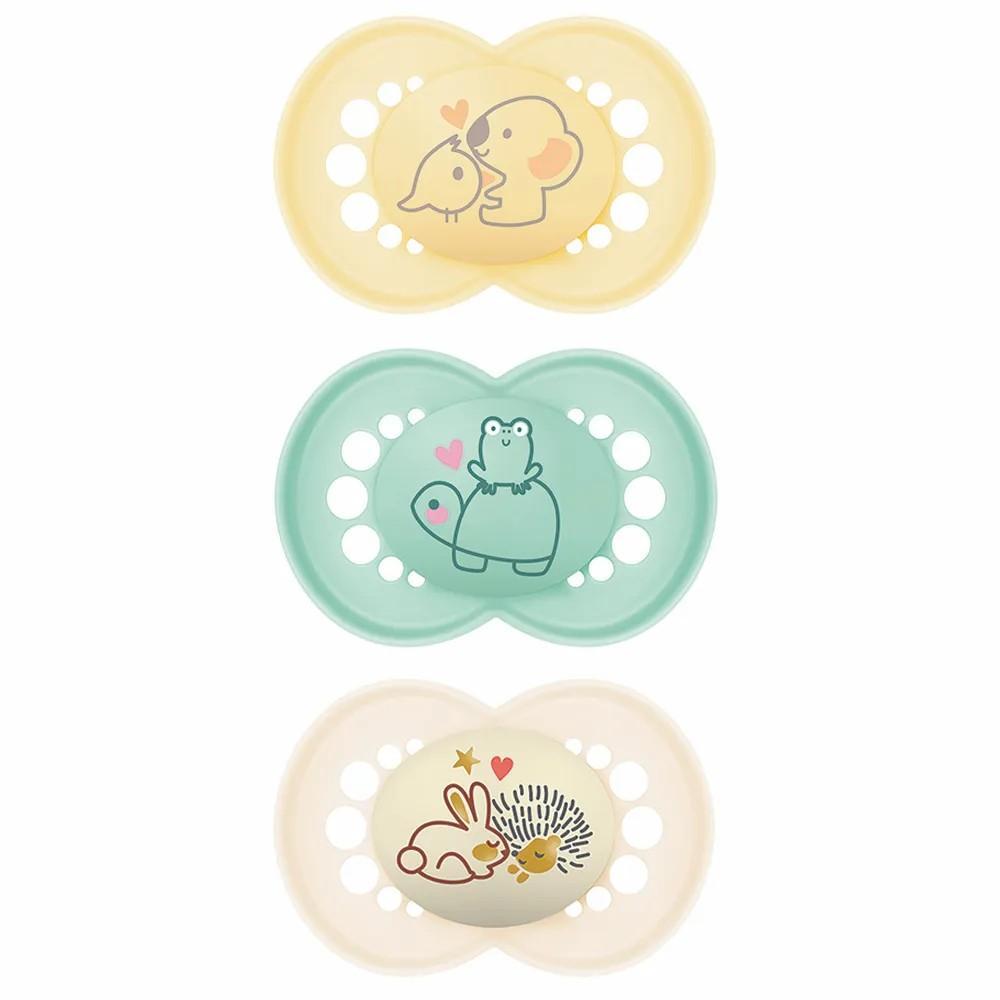 Chupeta 6 Meses Original Neutra Embalagem Tripla - Mam Baby - 1