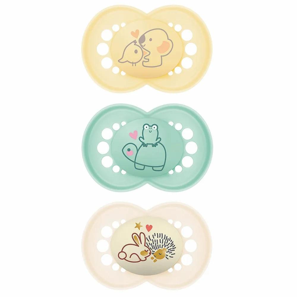 Chupeta 6 Meses Original Neutra Embalagem Tripla - Mam Baby - 3