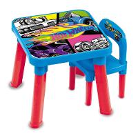 Hot Wheels Mesa de Atividades com Cadeira - Fun Divirta-se - 1
