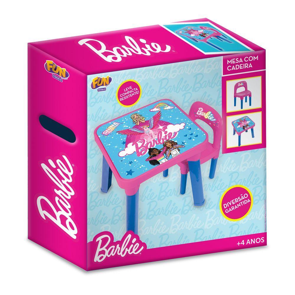 Barbie Mesa de Atividades com Cadeira - Fun Divirta-se - 4