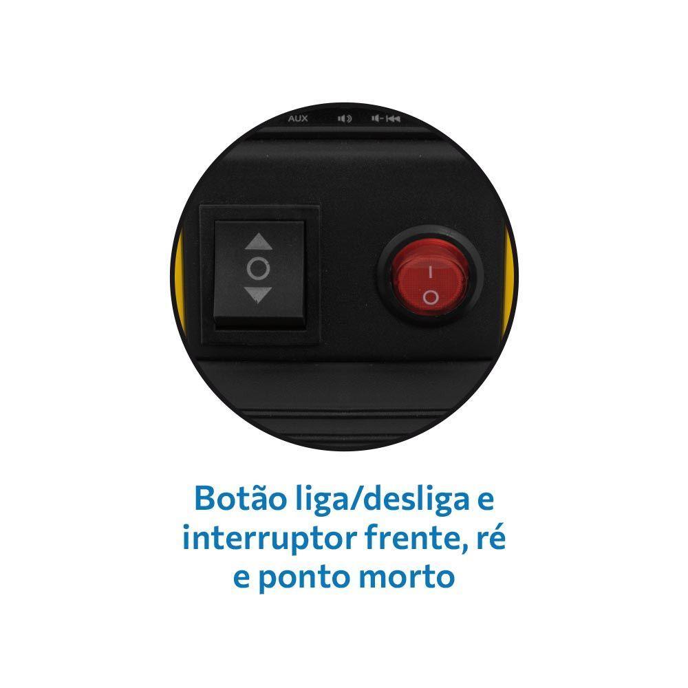 Quadriciclo Amarelo Elétrico 6V - Bandeirante - 5