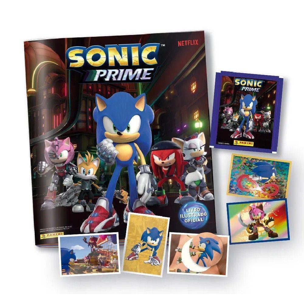 Sonic Kit 1 Álbum Brochura e 6 Envelopes - Panini - 2