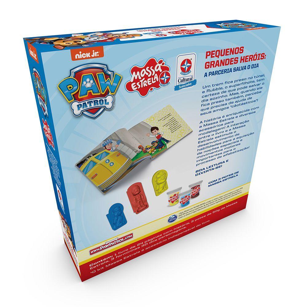 Livro Patrulha Canina Chase com Massa - Estrela - 3