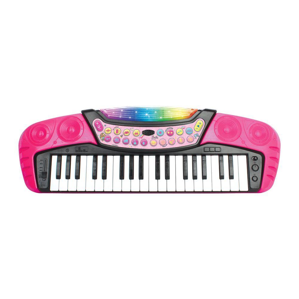Barbie Teclado com Microfone e Banquinho - Fun Divirta-se - 3