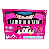 Barbie Teclado com Microfone e Banquinho - Fun Divirta-se - 6