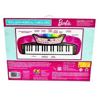 Barbie Teclado com Microfone e Banquinho - Fun Divirta-se - 7
