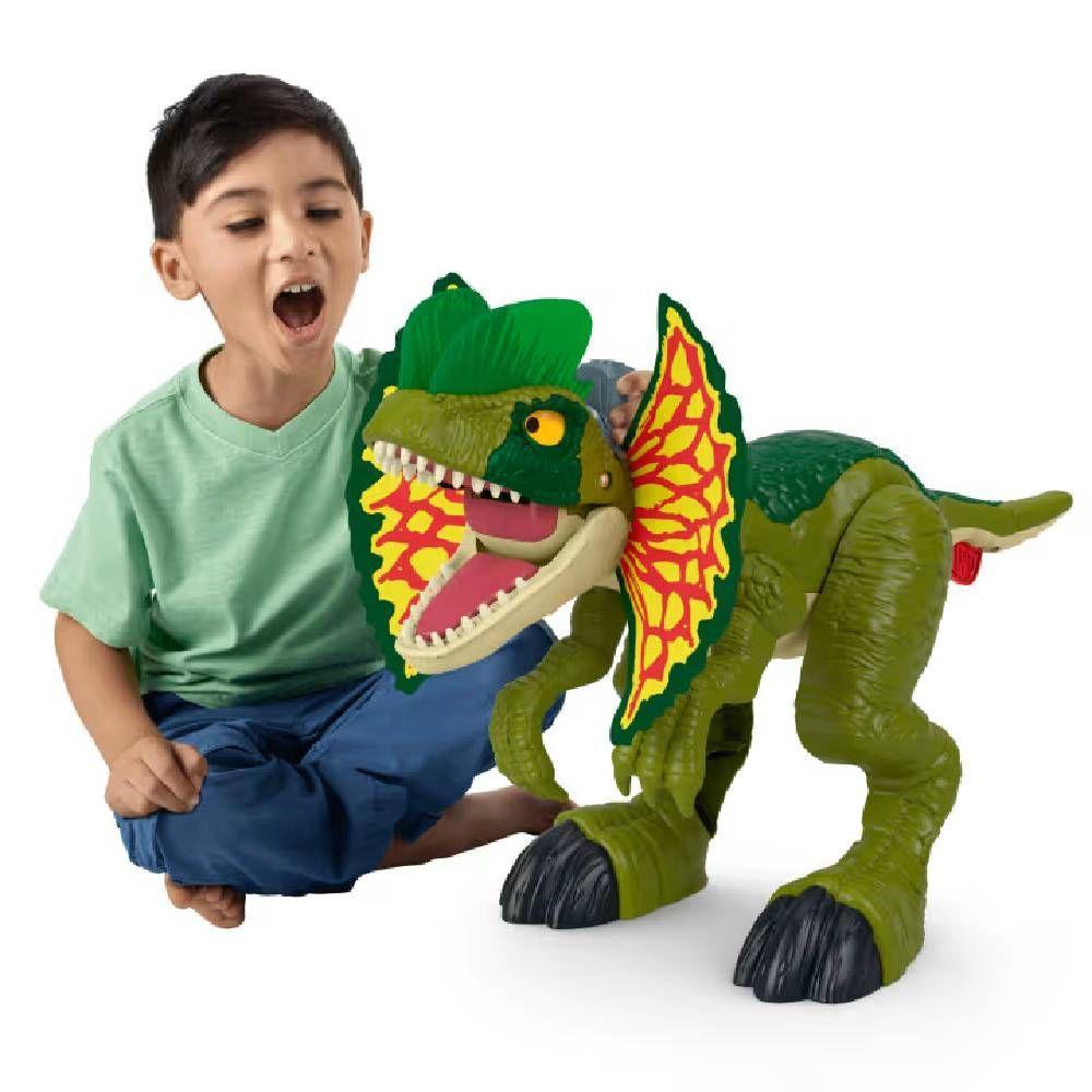 Imaginext Jurassic World Figura Dilophosaurus - Mattel - 4