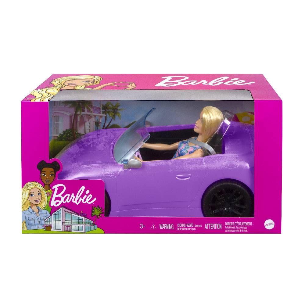 Barbie Carro Conversível Roxo - Mattel - 5