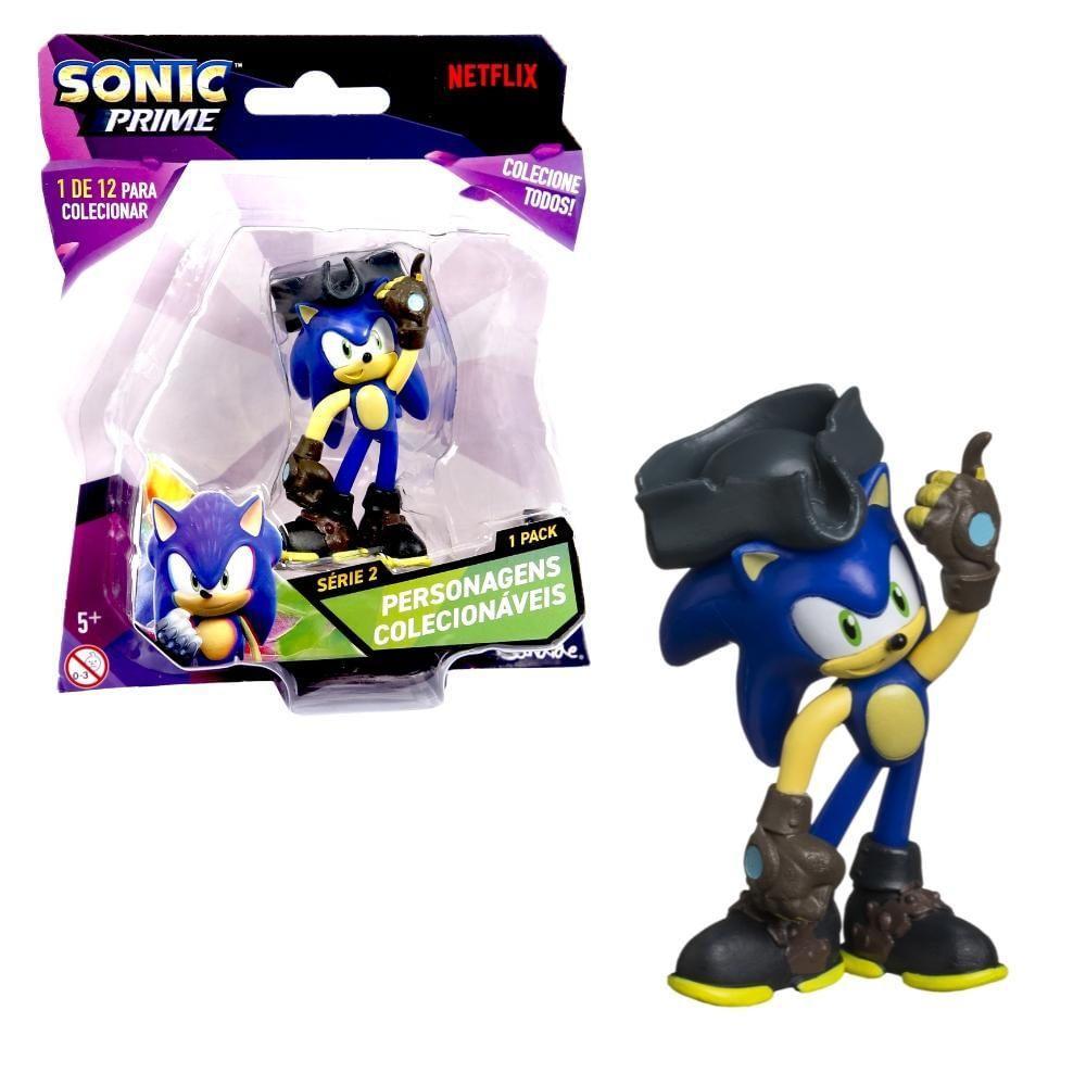 Sonic Prime Boneco Colecionável Sonic Pirata - Candide - 1