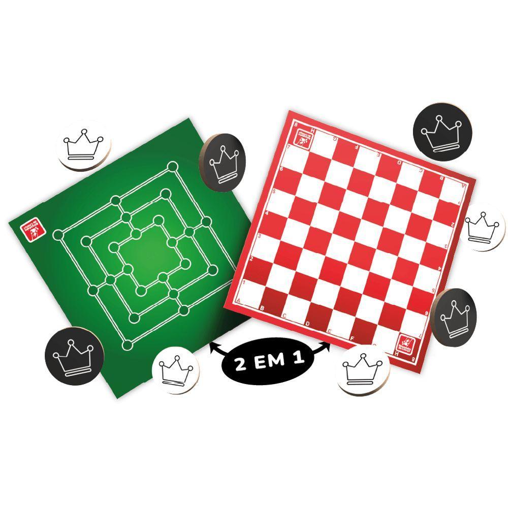 Jogo Damas e Trilha Coleção Pop - Brincadeira de Criança - 2