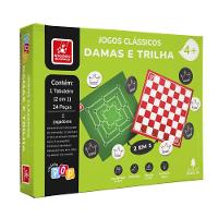 Jogo Damas e Trilha Coleção Pop - Brincadeira de Criança - 1