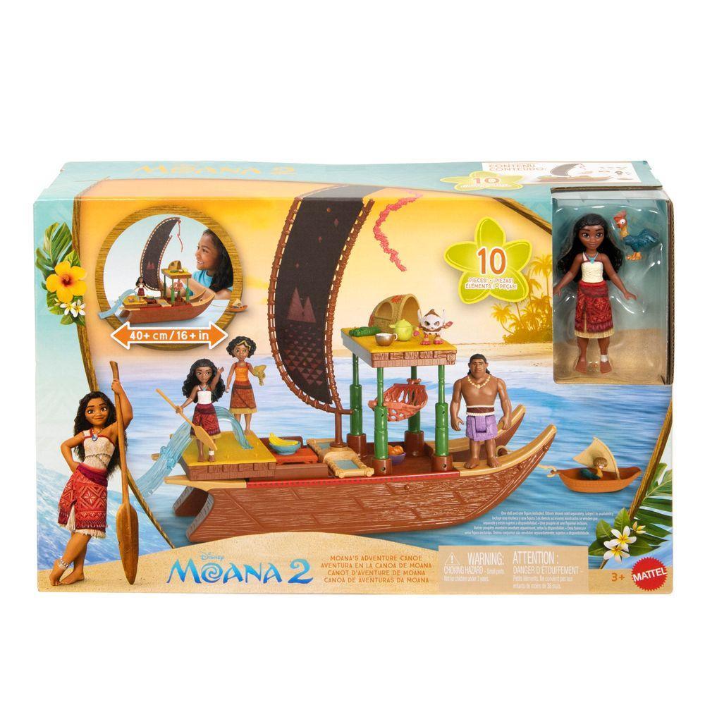 Moana 2 Barco de Aventuras Mini Boneca e Acessórios - Mattel - 10