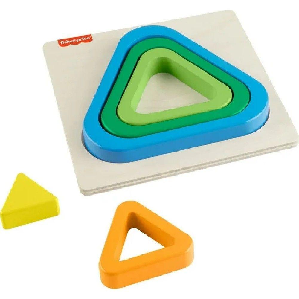 Fisher-Price Mini Quebra-Cabeça Arco-Íris Triângulo - Mattel - 7