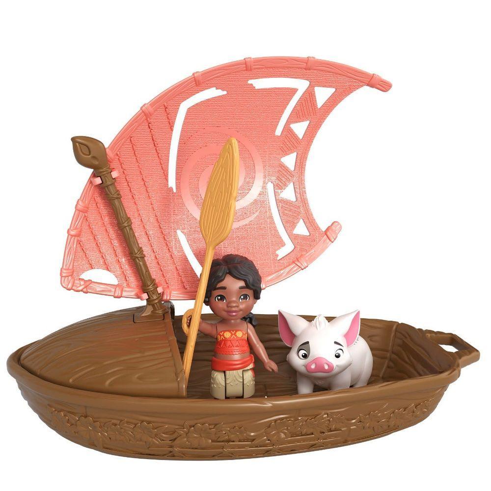 Moana 2 Conjunto Canoa com Mini Boneca Surpresa - Mattel - 5