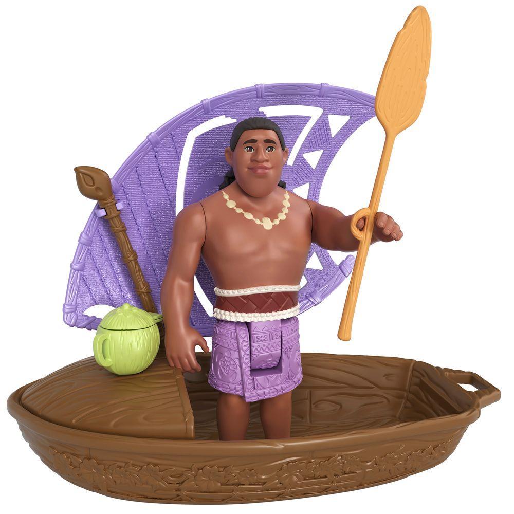 Moana 2 Conjunto Canoa com Mini Boneca Surpresa - Mattel - 6