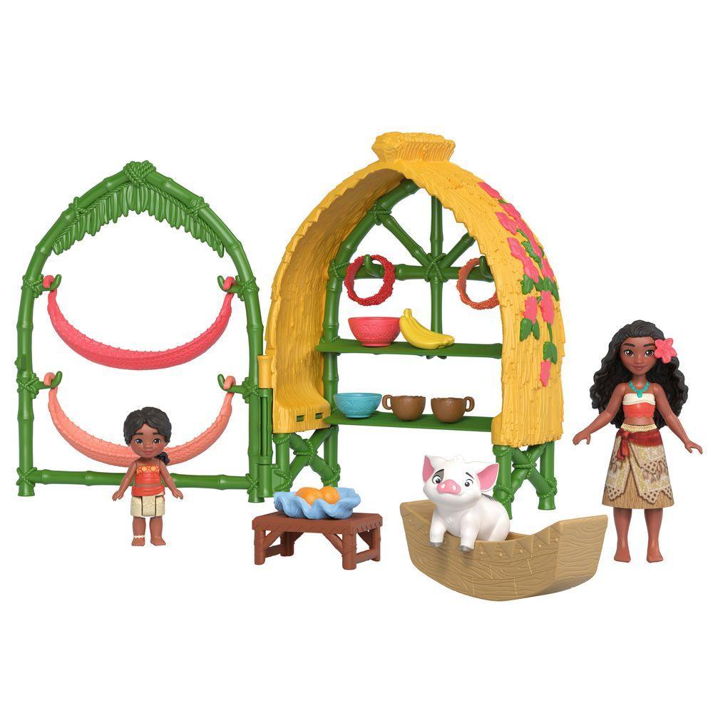 Moana 2 Casa Moana e Simea com Pua e Acessórios - Mattel - 1