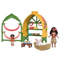 Moana 2 Casa Moana e Simea com Pua e Acessórios - Mattel - 1