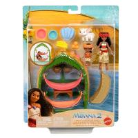 Moana 2 Casa Moana e Simea com Pua e Acessórios - Mattel - 9