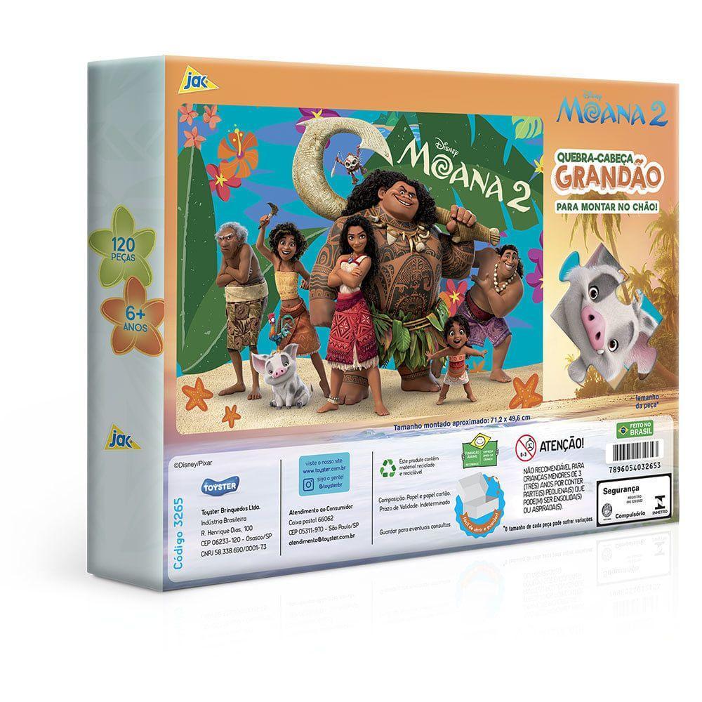 Quebra-Cabeça Moana 2 Grandão - Toyster - 4