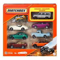 Matchbox Pacote com 8 Carros Exclusivo Land Rover - Mattel - 1