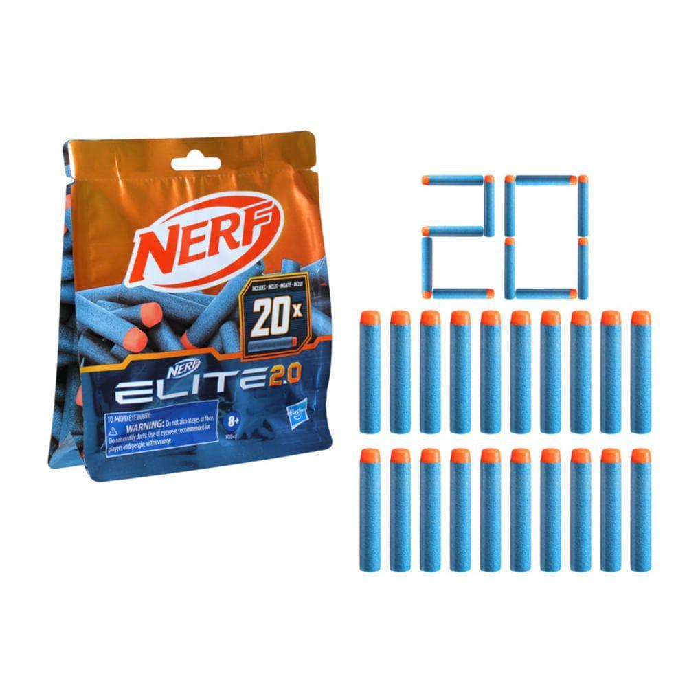 Refil Nerf Dardos Elite 2.0 com 20 Dardos - Hasbro - 1